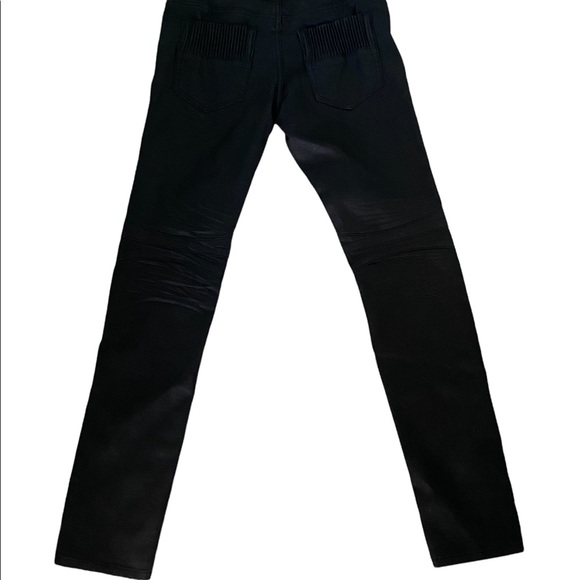 Low rise black jeans rocker style - Picture 3 of 9